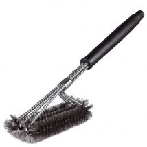 Brosse pour Barbecue, 3 en 1 brosse pour barbecue brosse de nettoyage avec fil d'acier inoxydable, très adapté pour barbecue, Barbecue à gaz el