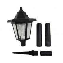 Bâti énergie solaire LED clôture de jardin lampe extérieure lumière blanc manière mur paysage 2V