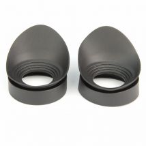 2 pièces de 40mm de diamètre Oculaire en caoutchouc, protection des yeux, bonnets pour télescope, micro-objectif