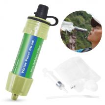 Filtre à eau extérieur paille système de Filtration d'eau Camping randonnée vie d'urgence survie Portable purificateur filtre à eau Camping