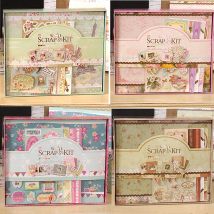 Album de bricolage fait à la main Scrapbook pour enfants bébé croissance commémorative Album de mariage matériel de Production paquet Couple Album
