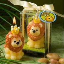 Petite bougie de décoration parfumée sans fumée | Fête d'anniversaire, dessin animé Lion roi, petite bougie décorative de mariage, accessoire Souvenir