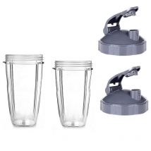 Tasses 32OZ/24Oz & couvercle de tasse pour NutriBullet, pièce de rechange pour NutriBullet presse-agrumes pour Nutribullet 900W 600W mélangeur presse-agrumes