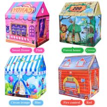 4 couleurs enfants jeu jouet tentes enfants pliant maison de jeu Portable en plein air intérieur jouet tente princesse château directe 043