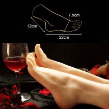 1 pièces réaliste Silicone femmes jambes pied Mannequin chaussures chaussettes affichage modèle taille 36 Mannequins pied modèle (seulement 1 pied)