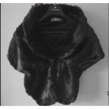 Veste de Mariage en fausse fourrure de lapin noir, veste d'hiver pour Mariage, style gothique, bon marché, boléro pour femmes, en Stock