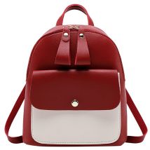 Petit Sac à Dos pour femmes pour les adolescents de l'école filles PU Mini voyage Sac d'école Sac à Dos Sac à Dos A Dos Femme # T1P