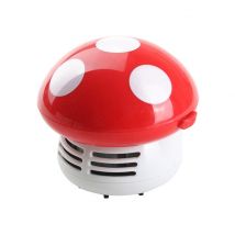 Mini aspirateur 6 couleurs mignon Mini champignon coin bureau Table poussière aspirateur pour voiture maison ordinateur balayeuse