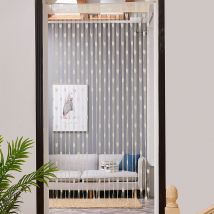 Rideau de porte en forme de cœur d'amour 50x200cm, pour cloison de fenêtre, pour porte-fenêtre romantique pour maison, A40