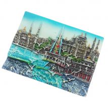 Lychee Istanbul Scenic Koelkast Magneten Vierkante Land Scenic Koelkast Magnetische Sticker Home Decoratie Reizen Souvenirs