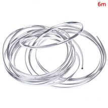 1 rouleau 6M porte bord moulure bande de garniture Scratch garde protecteur voiture Chrome voiture porte moulure bande Chrome voiture carrosserie