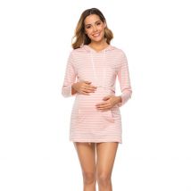 ARLONEET femmes maternité Blouse d'allaitement vêtements hauts de grossesse pour l'allaitement enceinte rayé tissu haut pour femme CN11