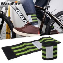 1 paire vélo pantalon bande route VTT pantalon bande jambe sangle vélo réglable équitation nuit avertissement équipement