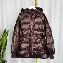 Blouson d'hiver pour femme, manteau d'hiver en duvet de canard blanc pour femme, manteau de neige vêtements à capuche