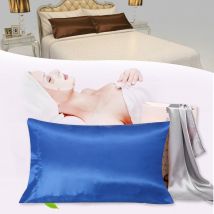 Taie d'oreiller mûre Pure taie d'oreiller en soie, 1 pièce, 50x76cm, housse de taie d'oreiller, pour femme au foyer, Queen Standard