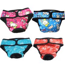Culottes physiologiques pour chiens femmes | Culottes à couches pour chiots, sous-vêtement pour animaux de compagnie, culottes pour grands chiens, culottes physiologiques