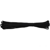 Paracorde – corde de Parachute 550, fil à 7 brins pour escalade, Camping, boucle, noir, 50 pieds