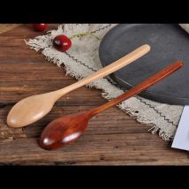 En bois Portable cuillère fourchette bambou cuisine ustensiles de cuisine outils soupe-cuillère à café vaisselle accessoires de cuisine