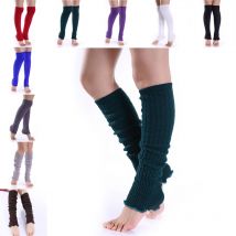LXH-bas longs pour femmes, 1 paire, , tricot de fleurs de chanvre populaires, bas de jambes, tendance, hiver