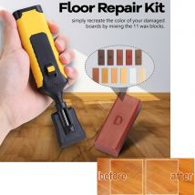 Kit de réparation de sol stratifié blocs de cire pour la réparation