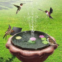 Panneau d'eau solaire avec pompe à eau, fontaine électrique, Kit de pompe, piscine, étang, jardin, arrosage, pulvérisateur avec pompe,