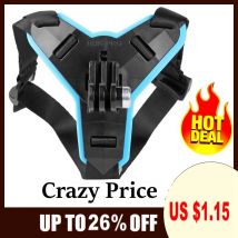 Support de mentonnière pour casque de moto, pour GoPro Hero 5/6/7, caméra de sport d&#39;action, support intégral du visage, accessoire de moto