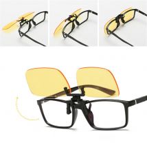 1 pièces pince sur lumière bleue filtre bloquant lunettes bureau ordinateur Anti bleu Ray pince sur lunettes UV soulagement de la tension pour les femmes hommes