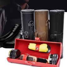 Kit de soin de cirage de chaussures avec étui Compact Portable voyage maison chaussures neutres ensemble de vernis pour hommes