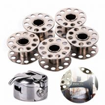 Étui pour Machine à coudre, 5 bobines + 1 bobine, pièces pour Machine à coudre, bobine de fil métallique en acier inoxydable
