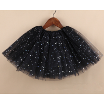 Jupe Tutu étoile pour filles | En Tulle, noir, à 3 couches, en mousseline, pour bébés filles,