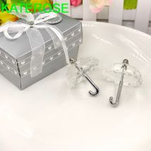 Parapluie en cristal de 【KATEROSE】Mini | pour bébés, faveurs de fête de baptême et de mariage et réception de mariée