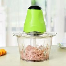 Hachoir alimentaire hachoir à viande électrique Machine aide à la cuisine, Mini robot culinaire 2L bol hachoir pour viande légumes Fruits nourriture saucisses
