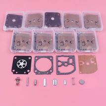 Kit de réparation de diaphragme de carburateur pour Stihl MS180 MS170 018 017 MS 180 170 Zama, pièces de rechange pour tronçonneuse, 10 pièces/lot