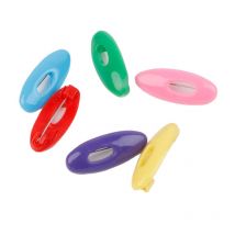 Écharpe de sûreté ovale pour femmes | 6 pièces/ensemble pratique épingles de sûreté en émail de forme ovale pour femmes, verrouillage boucle artisanat, broches, broche vêtements multi-usages, couture