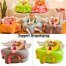Housse de soutien de canapé de bébé | Housse douce, lavable, en peluche, pour enfant en bas âge, apprentissage de la chaise, housse pour bambin, sans remplissage