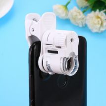 60X téléphone portable Microscope loupe universel LED Instrument Macro lentille optique Zoom avec Micro caméra pince équipement