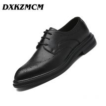 Hommes robe chaussures à la main Style Brogue Paty en cuir chaussures de mariage en cuir chaussures plates pour homme Oxfords chaussures formelles