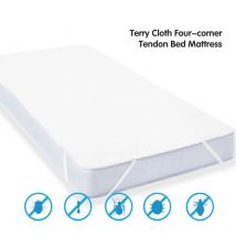 Couvre-lit en tissu éponge imperméable | tissu éponge à quatre coins 2019x150 cm 1 pièce, protecteur de matelas imperméable 6 tailles