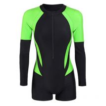 Shorty combinaison femme 3mm néoprène thermique maillot de bain dos zippé pour plongée sous-marine surf plongée en apnée natation XL