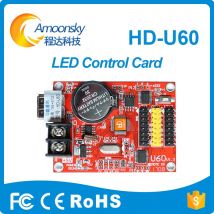 Ampoules led écran led utilisation de écran led de voiture u60 a mené la carte de contrôle pour l'affichage mené par toit de taxi