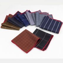 Paisley pochette carrée pour hommes, mouchoir en coton, pochette carrée colorée pour hommes, de styliste de mariage