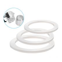 Bialetti – bague d&#39;étanchéité en Silicone, paire de 3 tasses, rondelle Flexible, anneau de remplacement pour Moka Pot expresso, pièces de cafetière