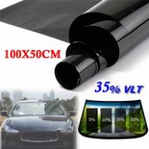 Teinte Film autocollant en rouleau d'aluminium maison | Autocollant Anti éblouissant, Anti décoloration Van Anti rayures, 100x50cm autocollant pour fenêtre de voiture maison