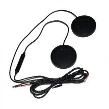 Casque de moto casque 3.5mm Jack filaire écouteurs musique casque avec mains libres pour moto Rider