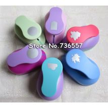 1 pc grand 3 pouces coupe-papier mousse papier perforateur scrapbooking manuel trou poinçon scrapbooking eva nuage étiquette volante Circulare Modle