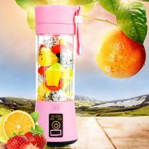 Mélangeur Machine à jus | Mini presse-agrumes Portable, Rechargeable USB, mélangeur, Machine à jus, Smoothie, ménage, petit extracteur de jus, tasse de fabrication