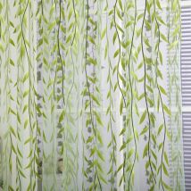 Rideaux en feuilles de saule pour cuisine | Tulles, fenêtre 3d, rideaux transparents, para salon cortinas, cuisine de chambre à coucher,