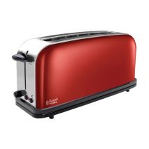 Grille-pain russe Hobbs 21391 – 56 1R 1000W en acier inoxydable rouge
