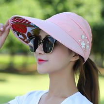 Chapeaux de soleil pour femmes, visières, de plage, Protection UV, extérieur, printemps, été, chapeau à large bord, décontracté