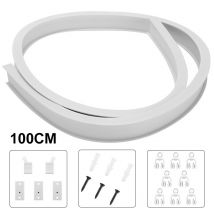 Rail de rideau pliable en plastique Nano, Rail de rideau pliable, fenêtres de baie pliables pour accessoires de rideau de caravane
